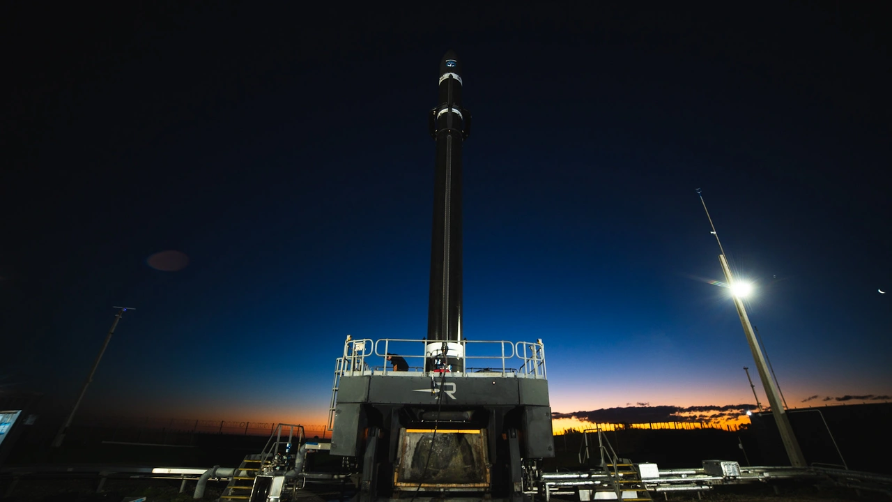Electron-Rakete von Rocket Lab.
